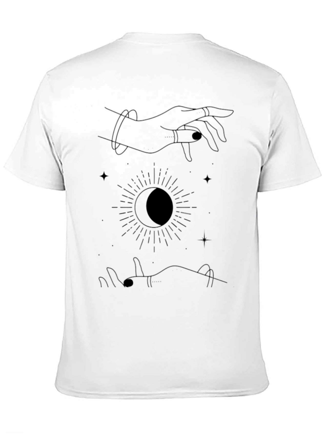 Celestial Hands Graphic T-Shirt - Mystic Unisex Tee