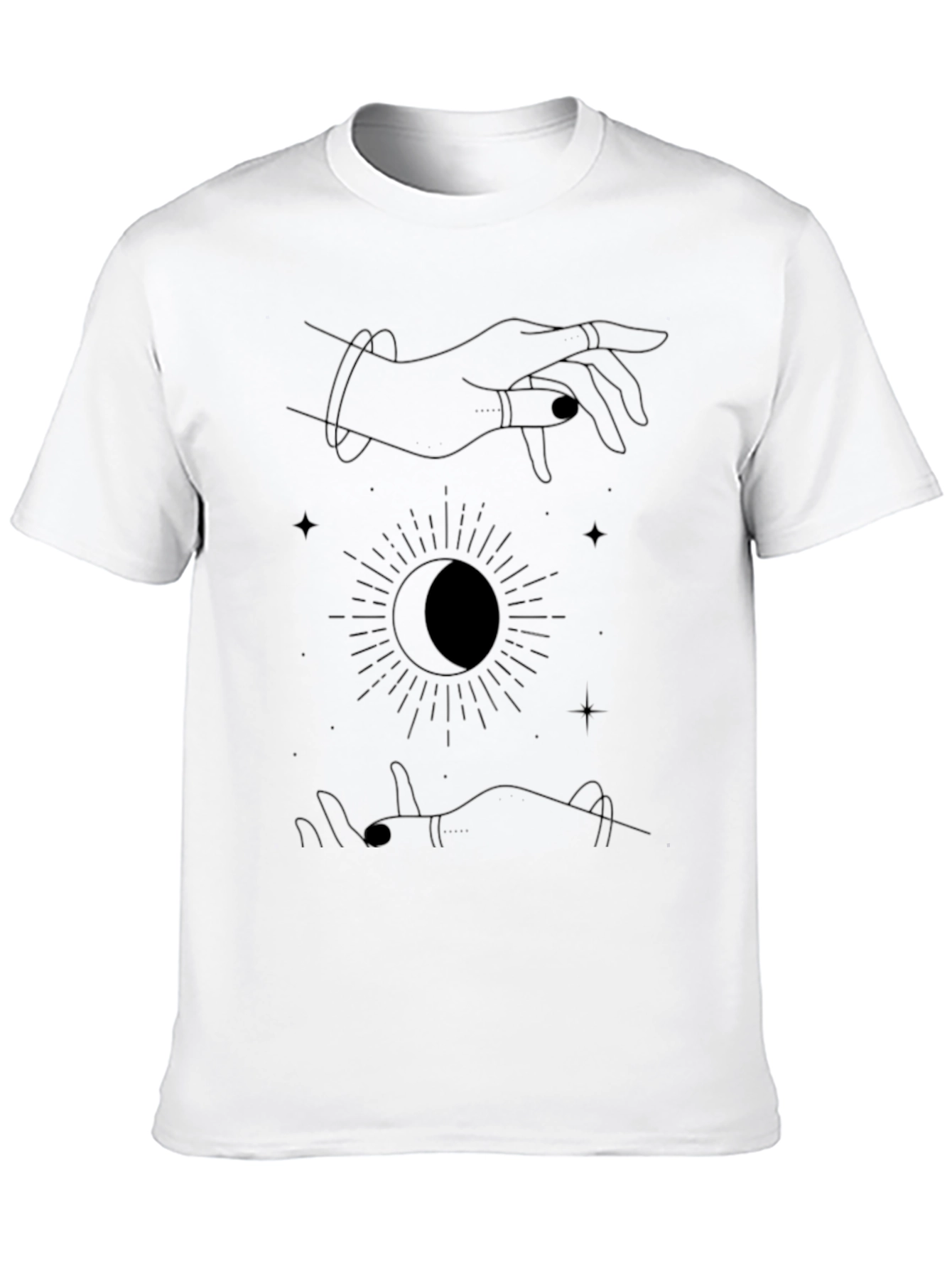 Celestial Hands Graphic T-Shirt - Mystic Unisex Tee