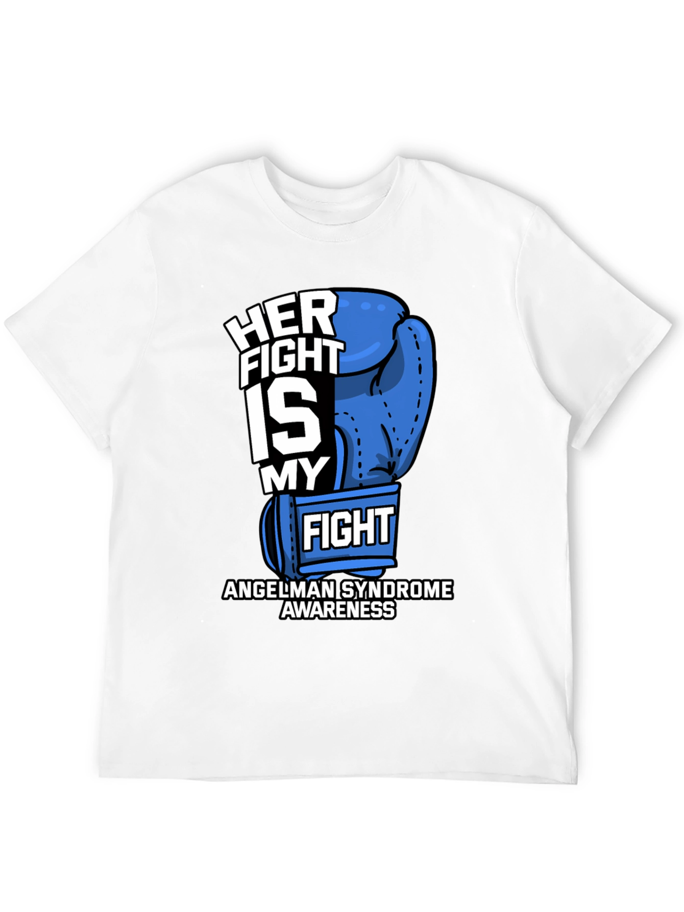 Angelman Syndrome Awareness T-Shirt Her Fight Is My Fight