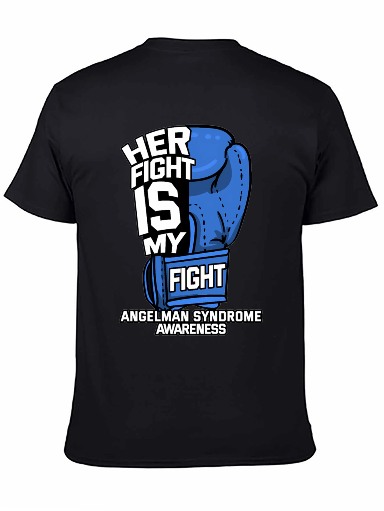 Angelman Syndrome Awareness T-Shirt Her Fight Is My Fight