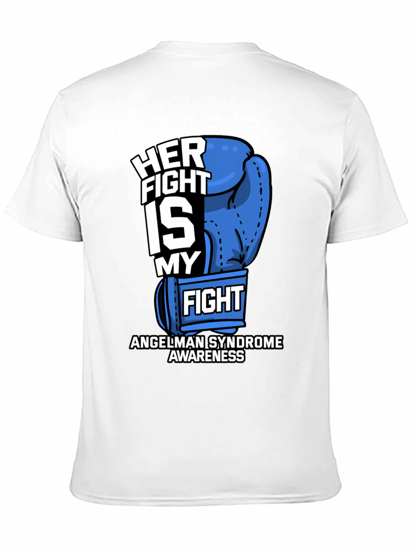 Angelman Syndrome Awareness T-Shirt Her Fight Is My Fight