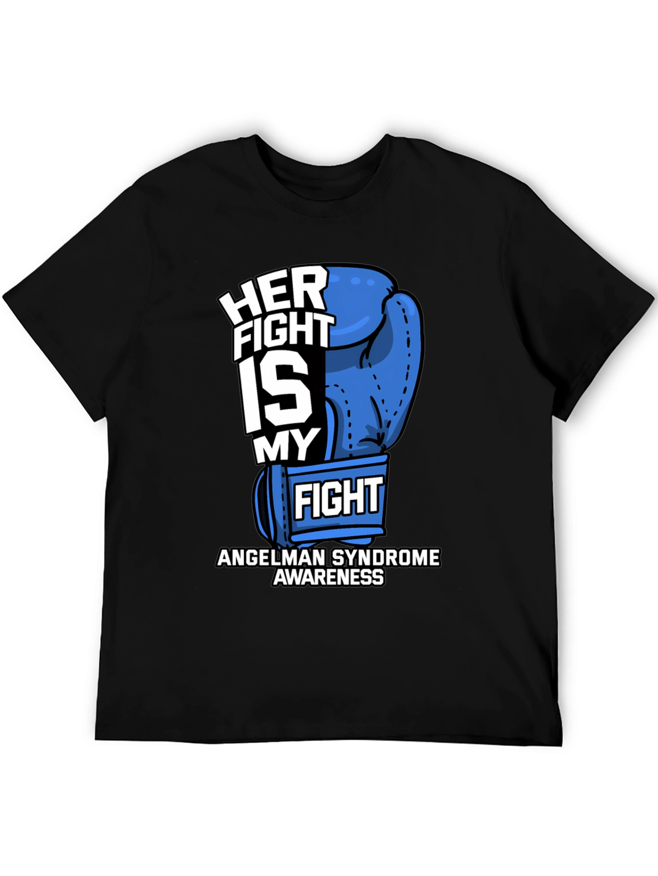 Angelman Syndrome Awareness T-Shirt Her Fight Is My Fight