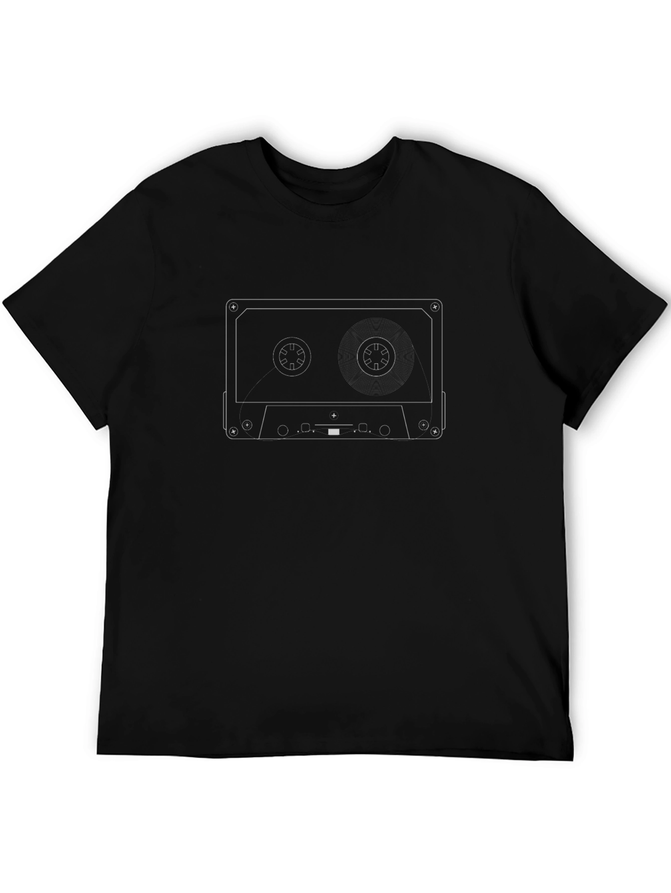 Retro Cassette Tape Graphic T-Shirt - Classic Style