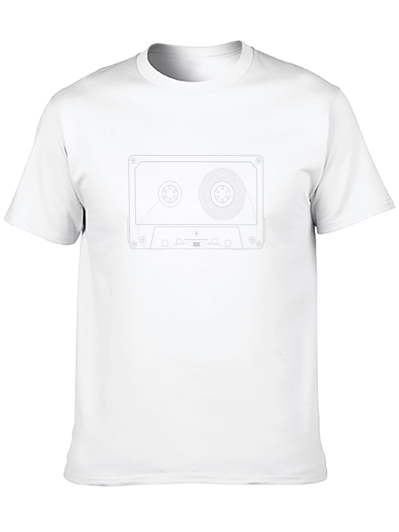 Retro Cassette Tape Graphic T-Shirt - Classic Style
