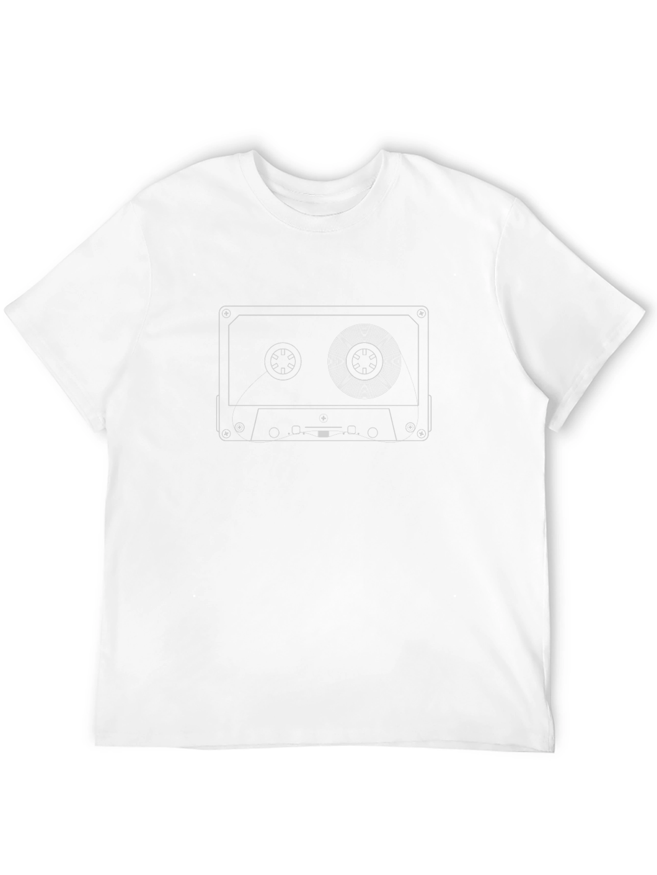 Retro Cassette Tape Graphic T-Shirt - Classic Style