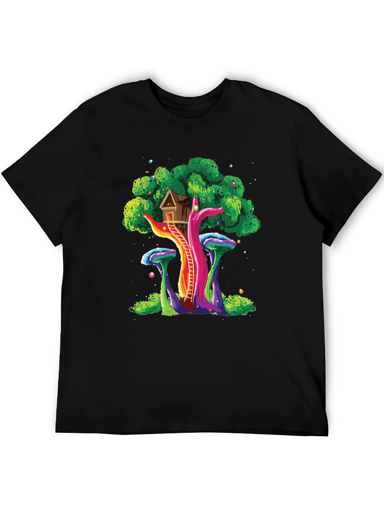 Whimsical Treehouse Graphic Tee