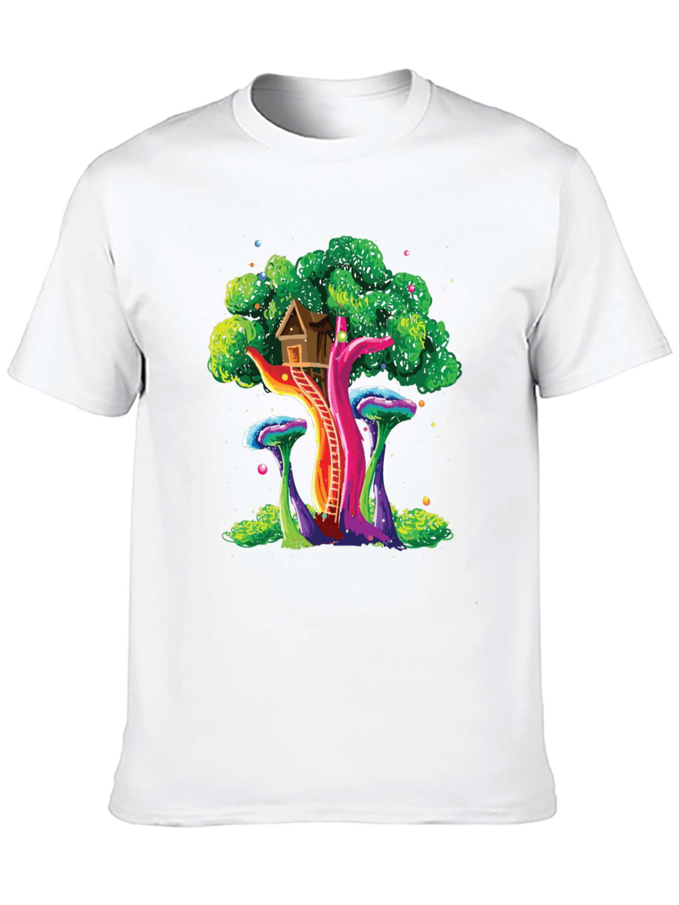 Whimsical Treehouse Graphic Tee