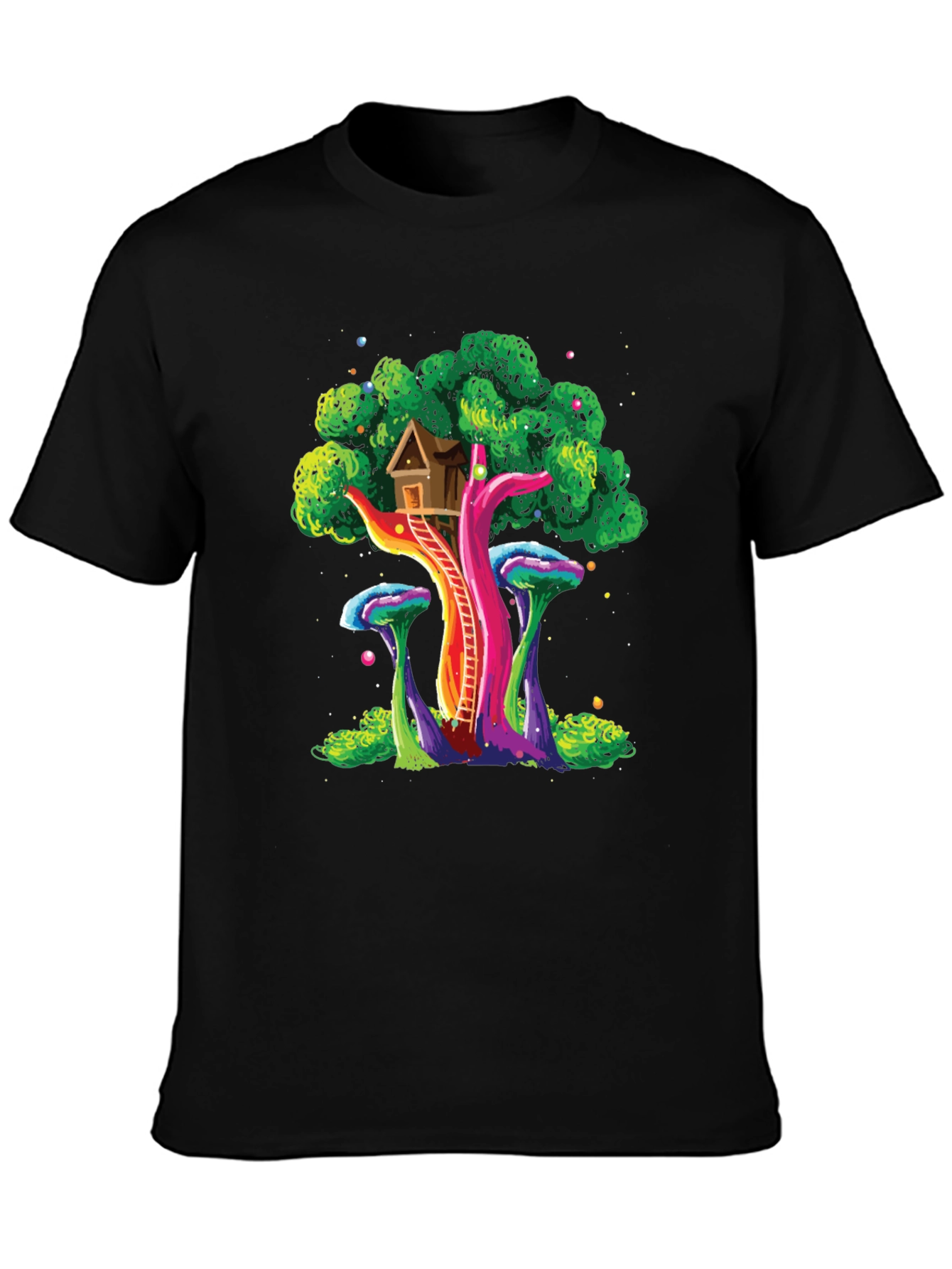 Whimsical Treehouse Graphic Tee