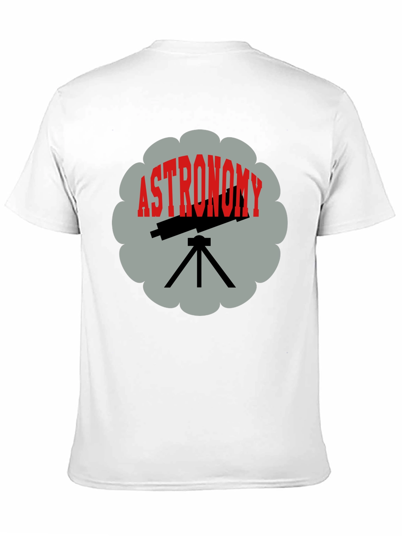 Astronomy Telescope Graphic Tee - Space Science Shirt