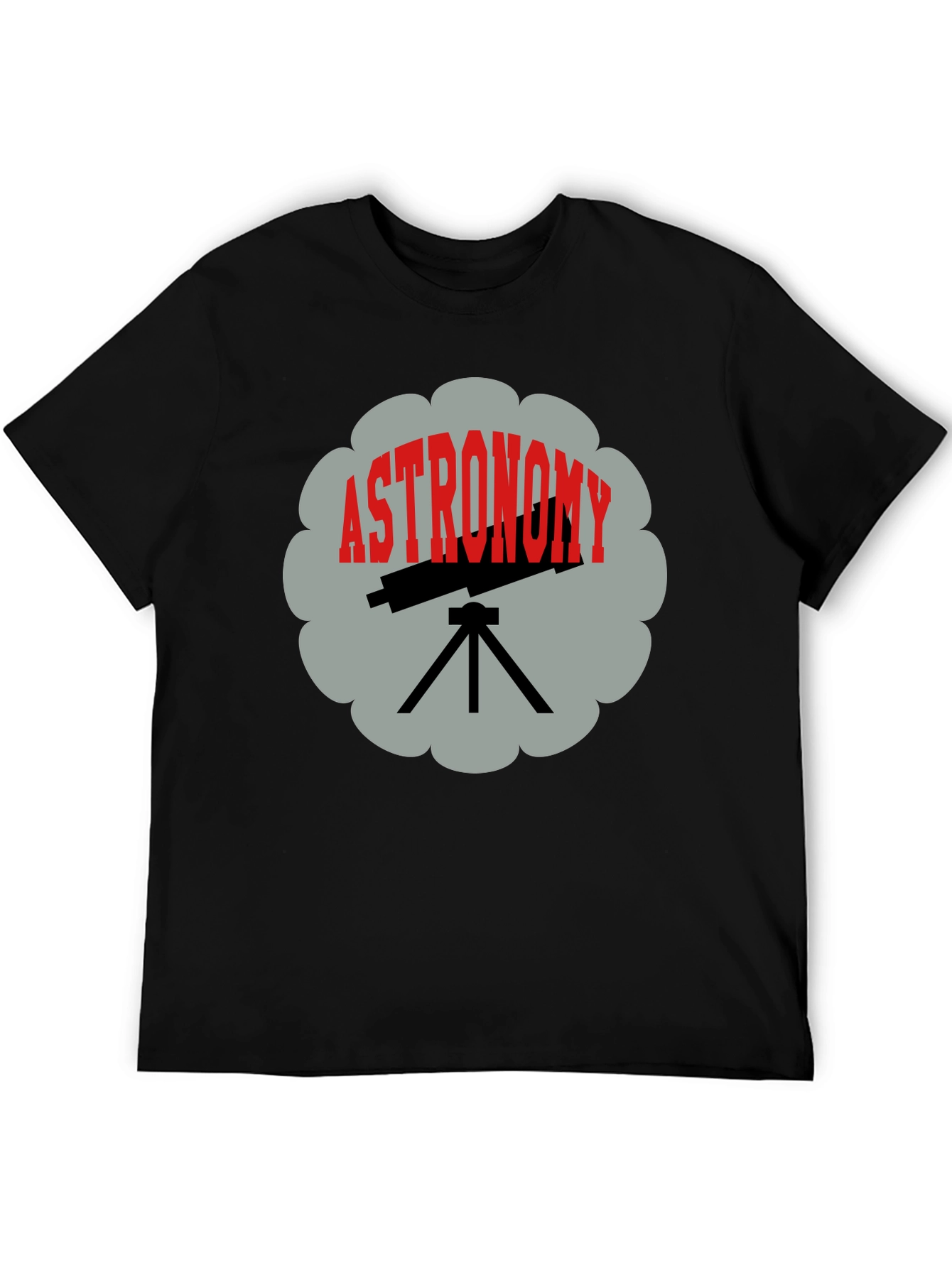 Astronomy Telescope Graphic Tee - Space Science Shirt