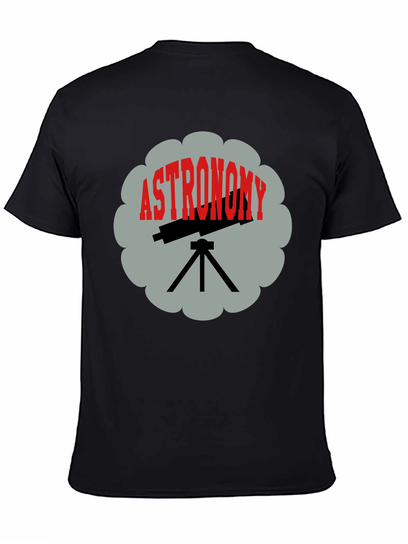 Astronomy Telescope Graphic Tee - Space Science Shirt