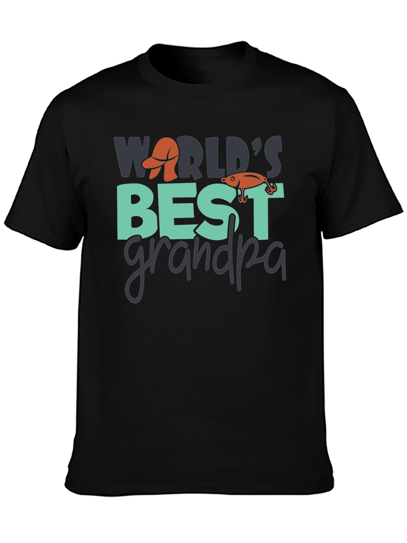 Worlds Best Grandpa Fishing T-Shirt