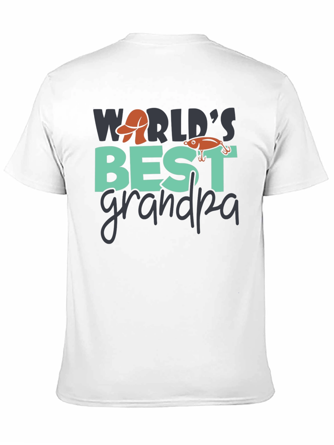 Worlds Best Grandpa Fishing T-Shirt