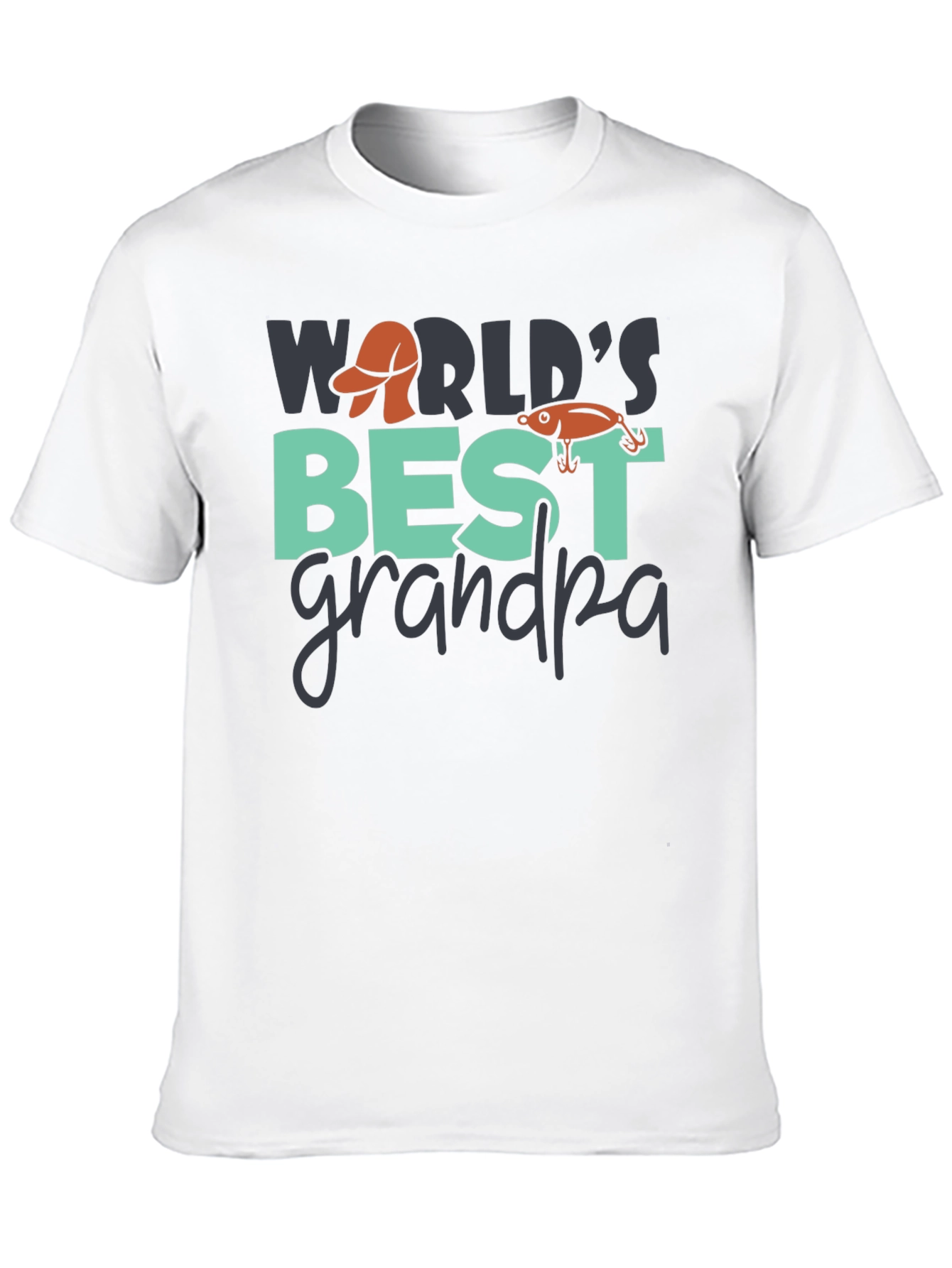 Worlds Best Grandpa Fishing T-Shirt