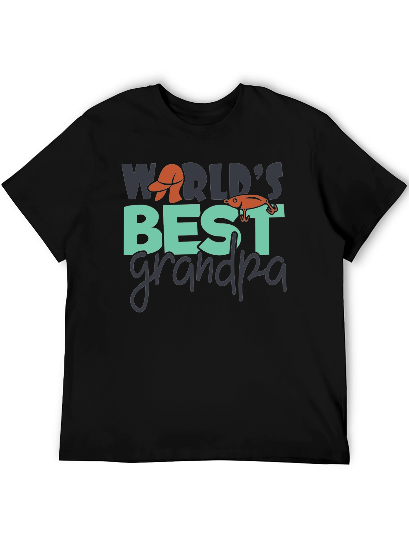 Worlds Best Grandpa Fishing T-Shirt
