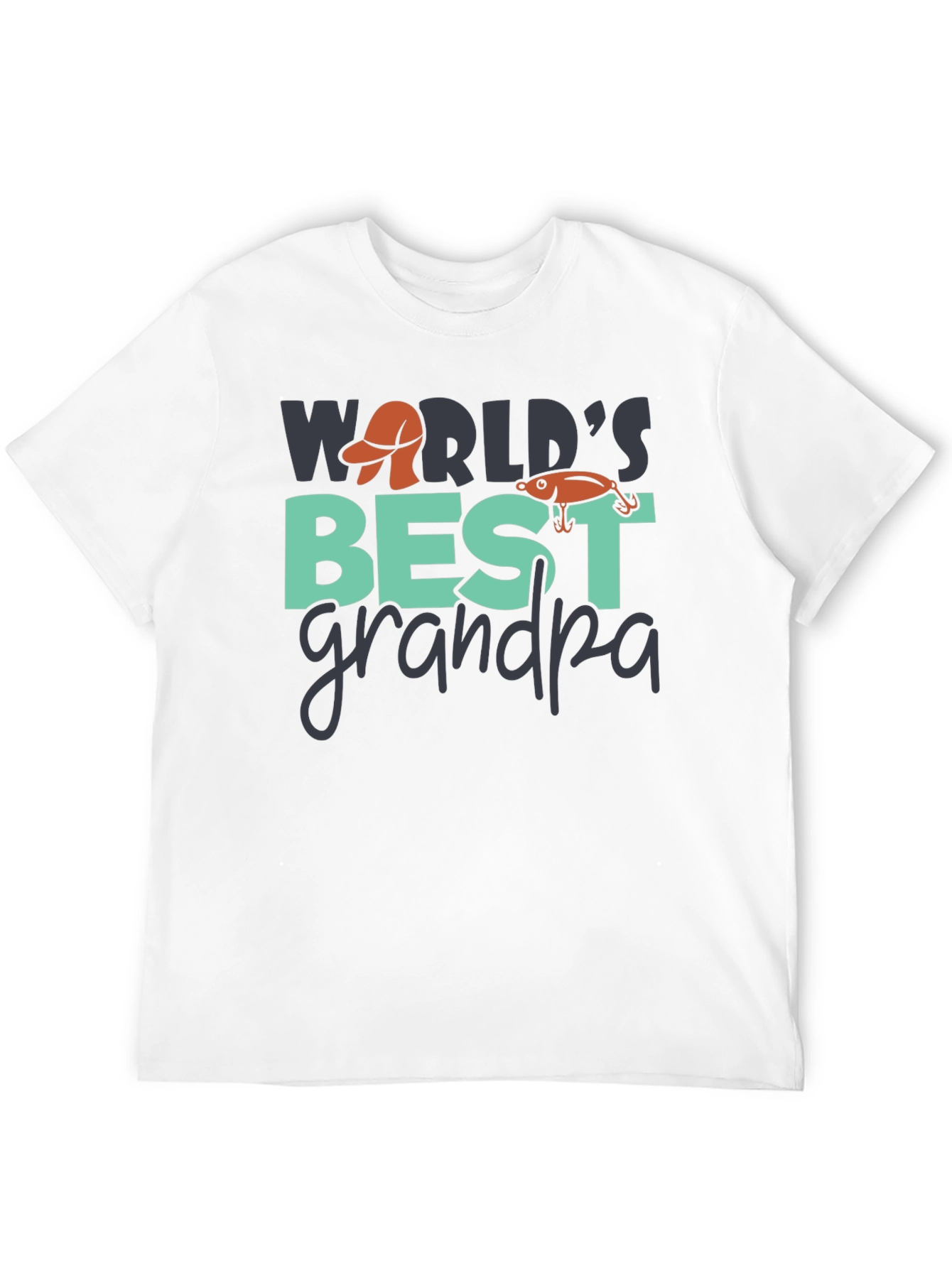 Worlds Best Grandpa Fishing T-Shirt