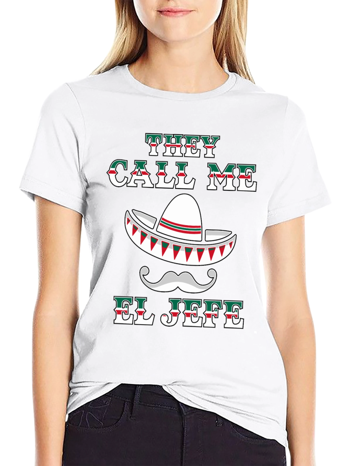 They Call Me El Jefe T-Shirt Cinco De Mayo