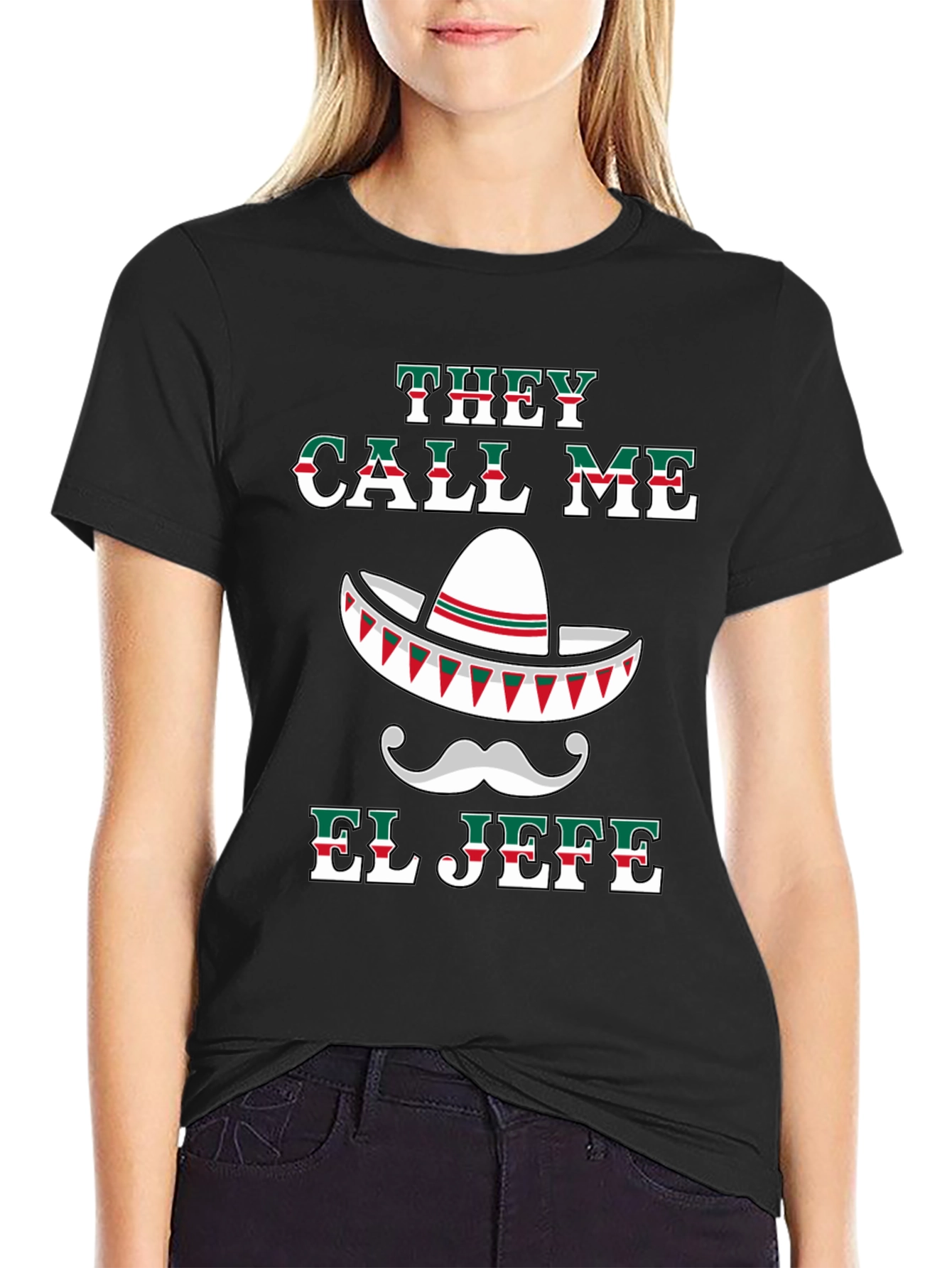 They Call Me El Jefe T-Shirt Cinco De Mayo