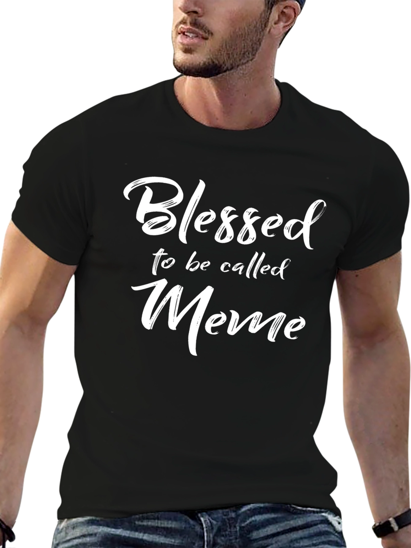 Blessed to be Called Meme T-Shirt - Black