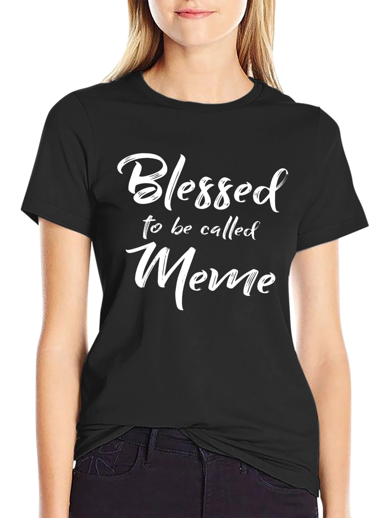 Blessed to be Called Meme T-Shirt - Black