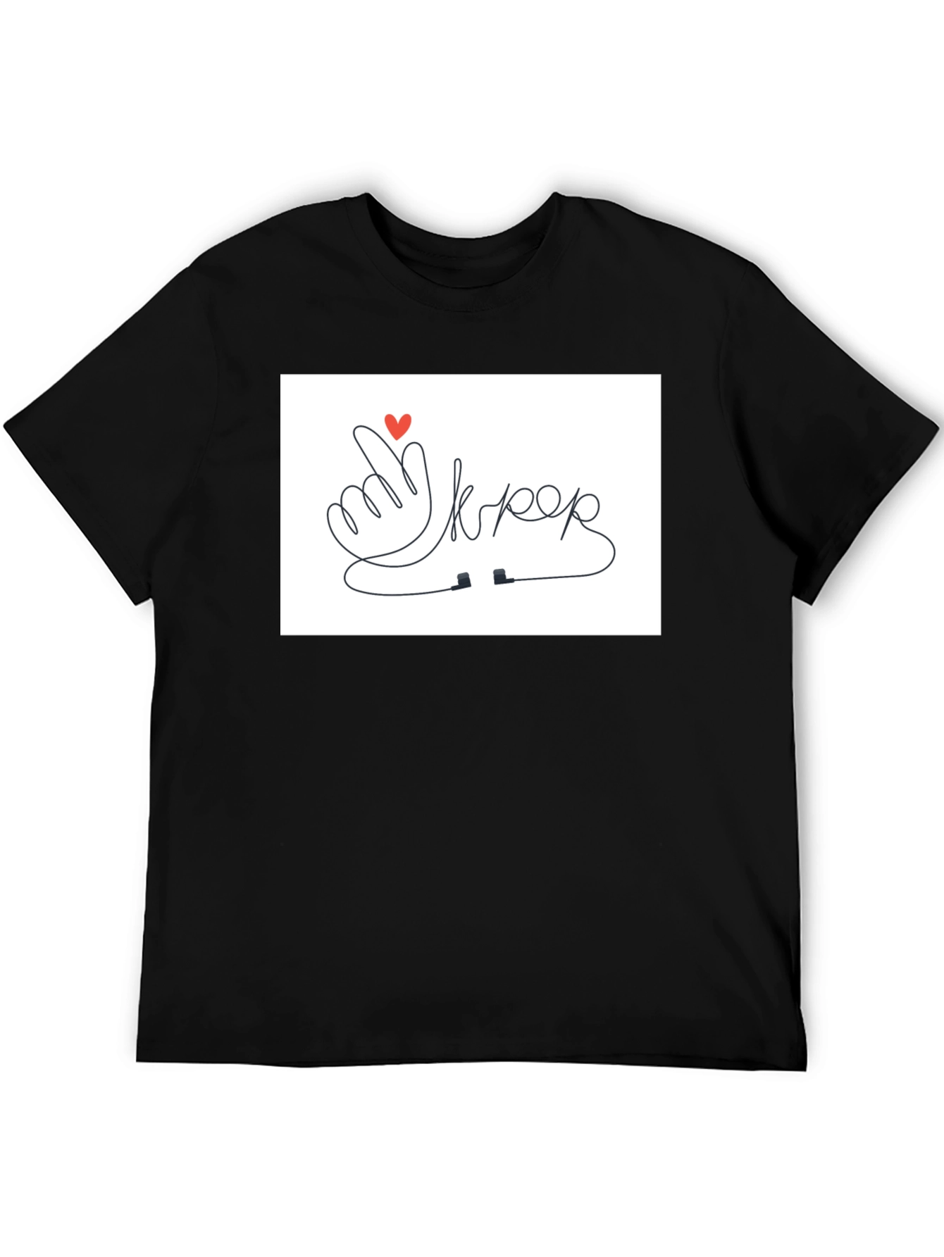 K-Pop Heartbeat T-Shirt - Korean Music Love Tee