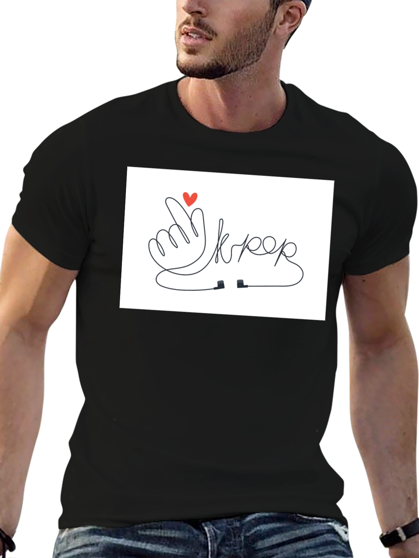 K-Pop Heartbeat T-Shirt - Korean Music Love Tee