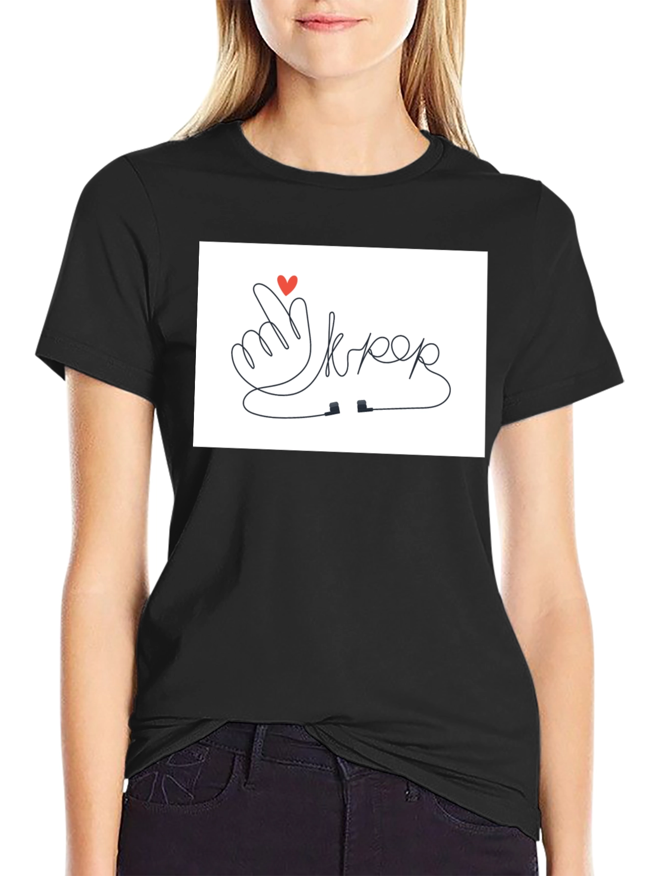 K-Pop Heartbeat T-Shirt - Korean Music Love Tee