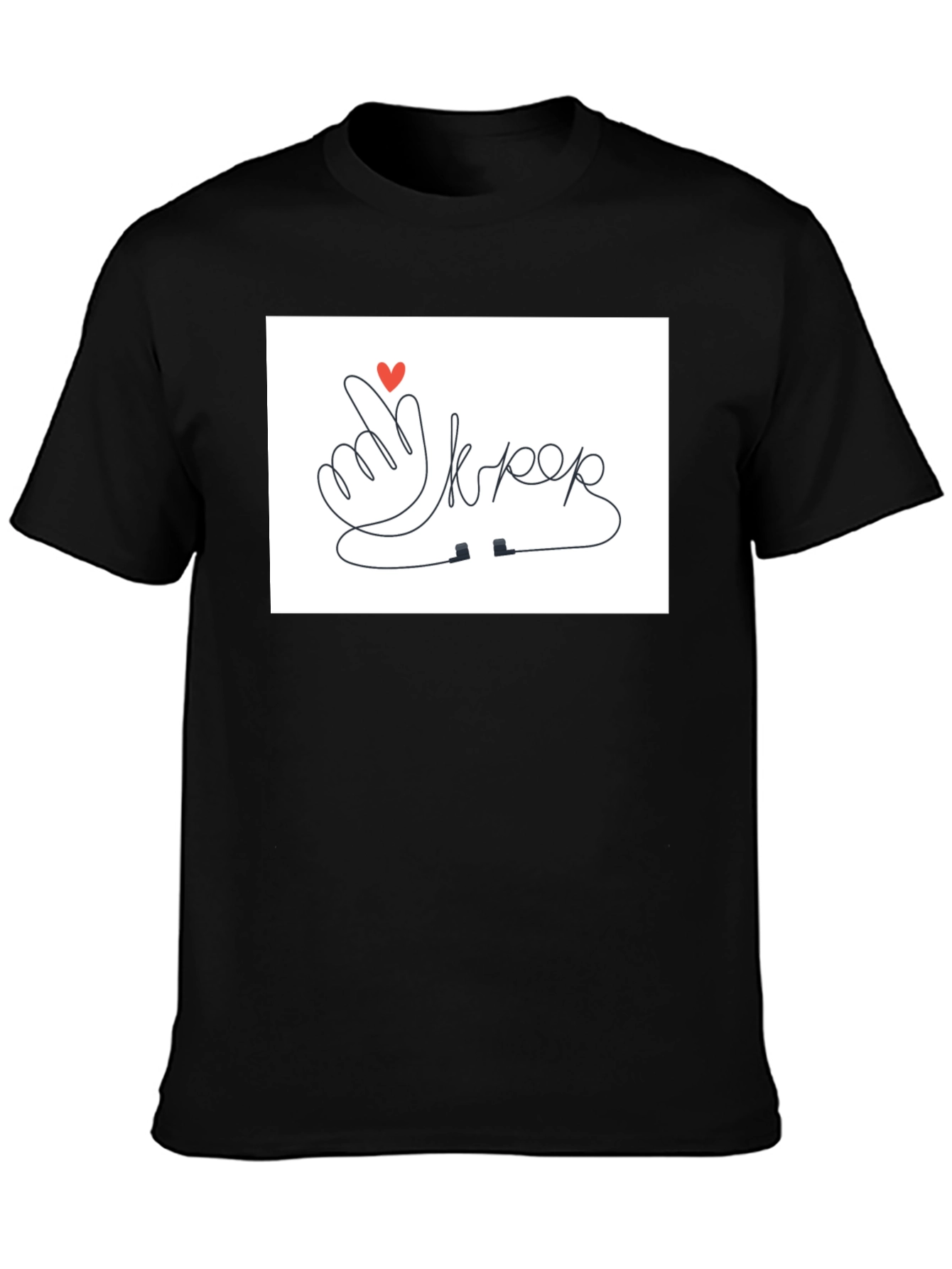 K-Pop Heartbeat T-Shirt - Korean Music Love Tee