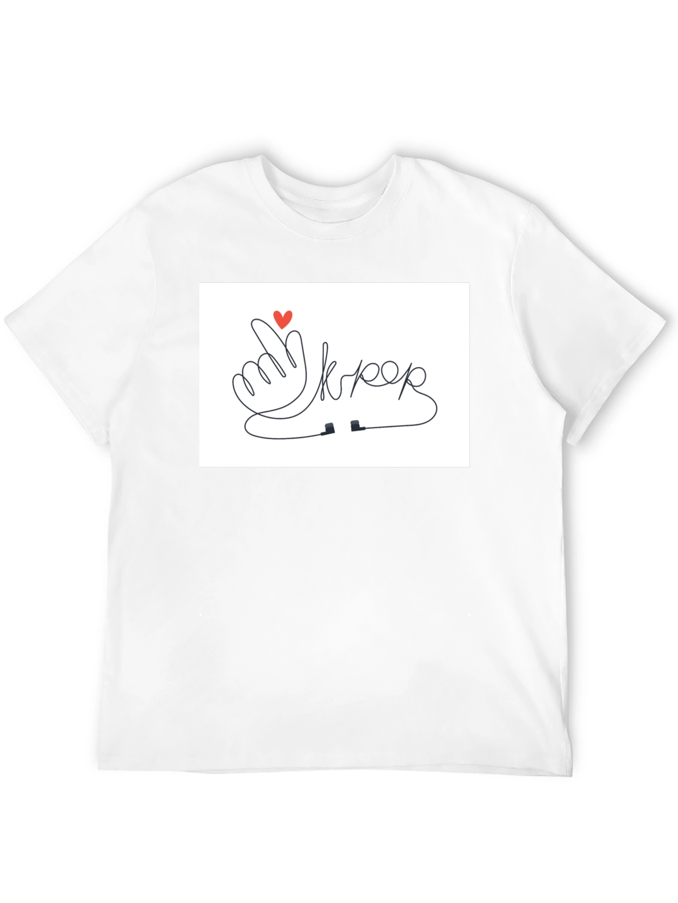 K-Pop Heartbeat T-Shirt - Korean Music Love Tee