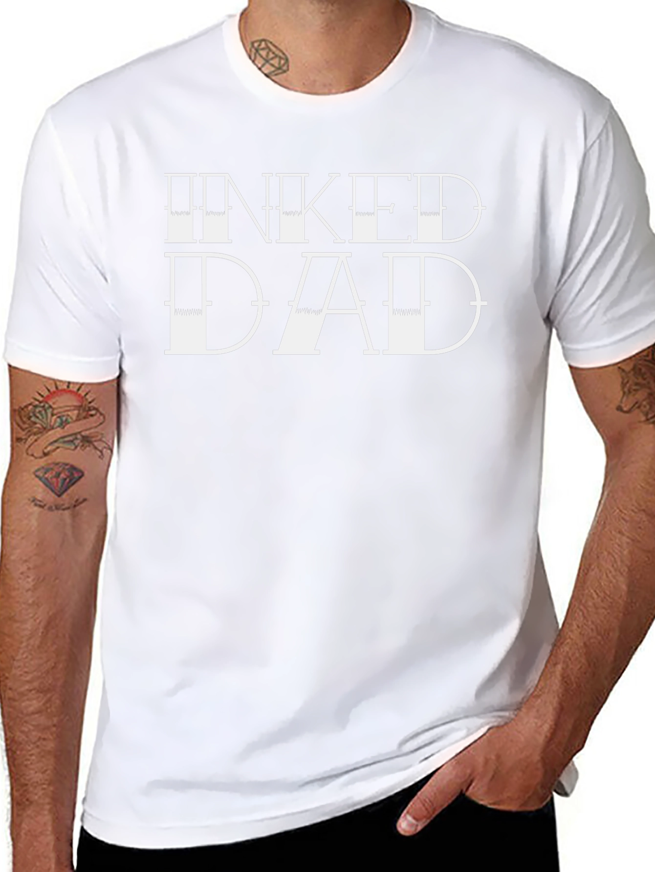 Inked Dad Graphic T-Shirt - Black