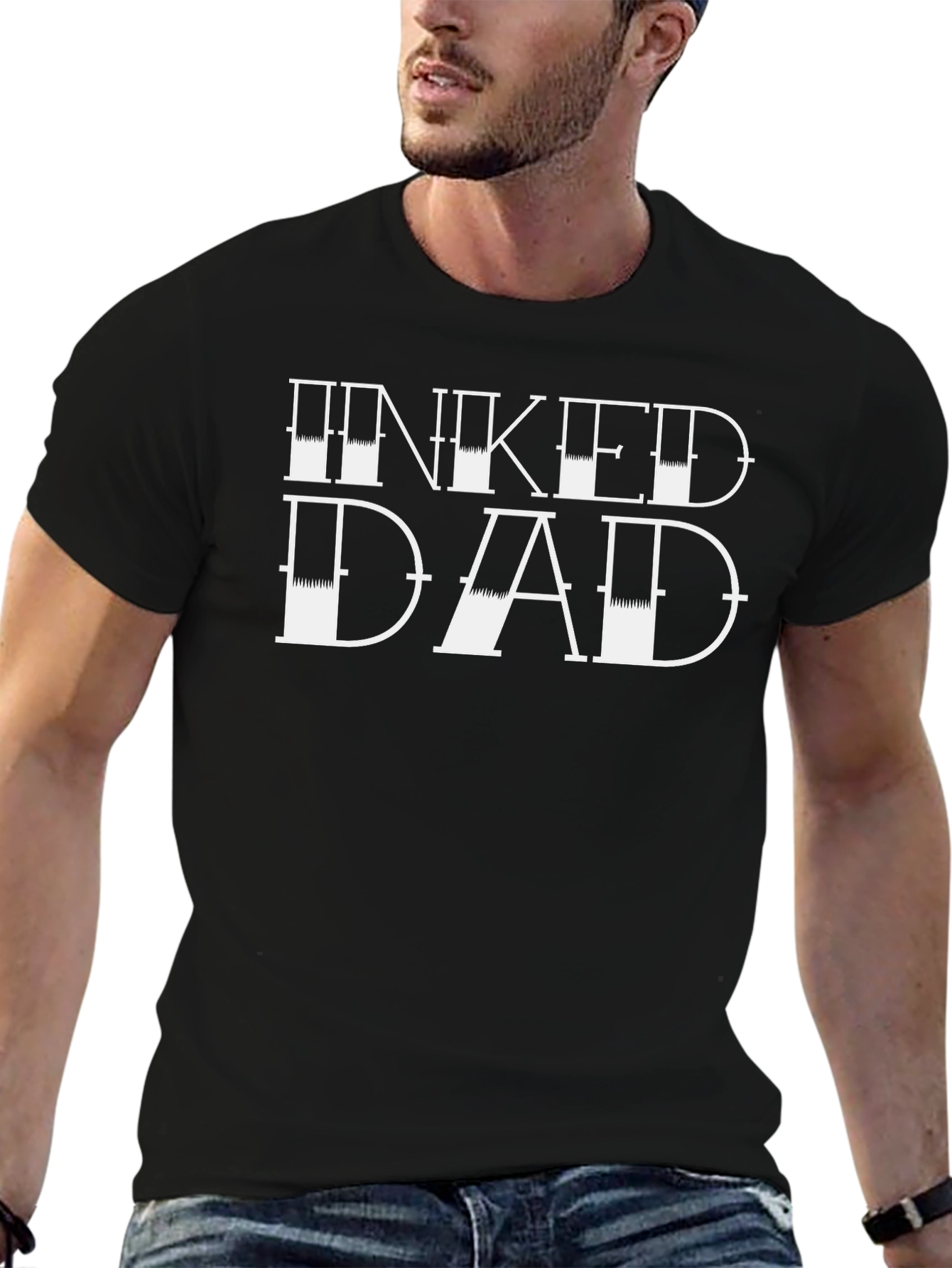 Inked Dad Graphic T-Shirt - Black