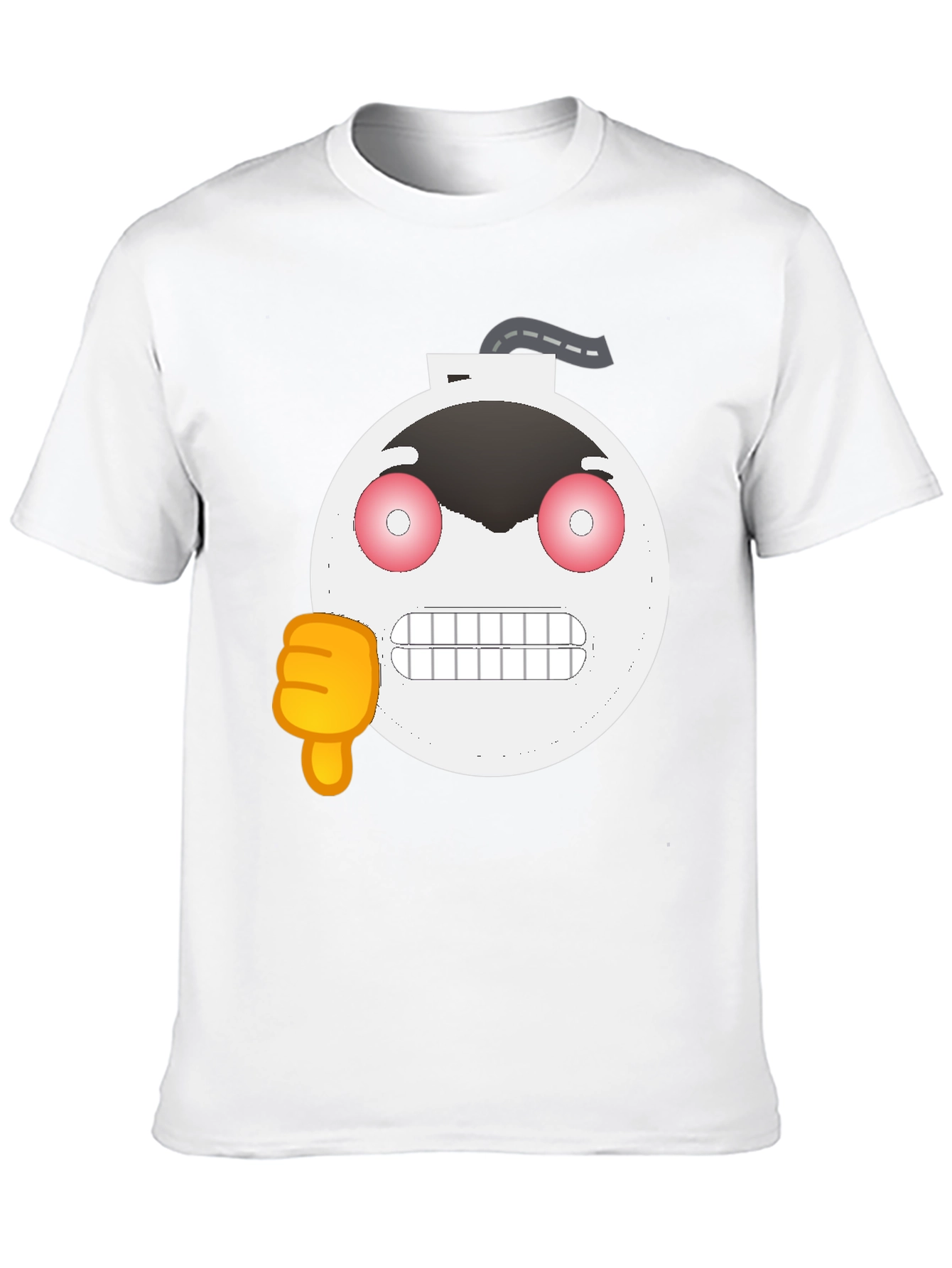 Bomb Emoji T-Shirt - Thumbs Down