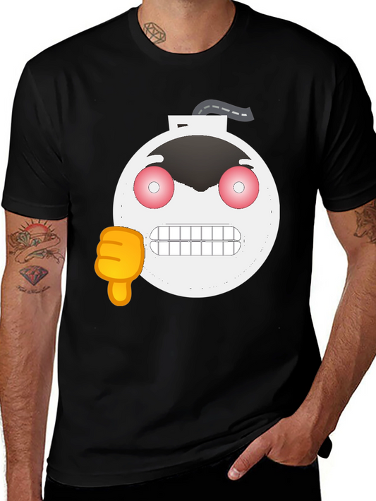Bomb Emoji T-Shirt - Thumbs Down