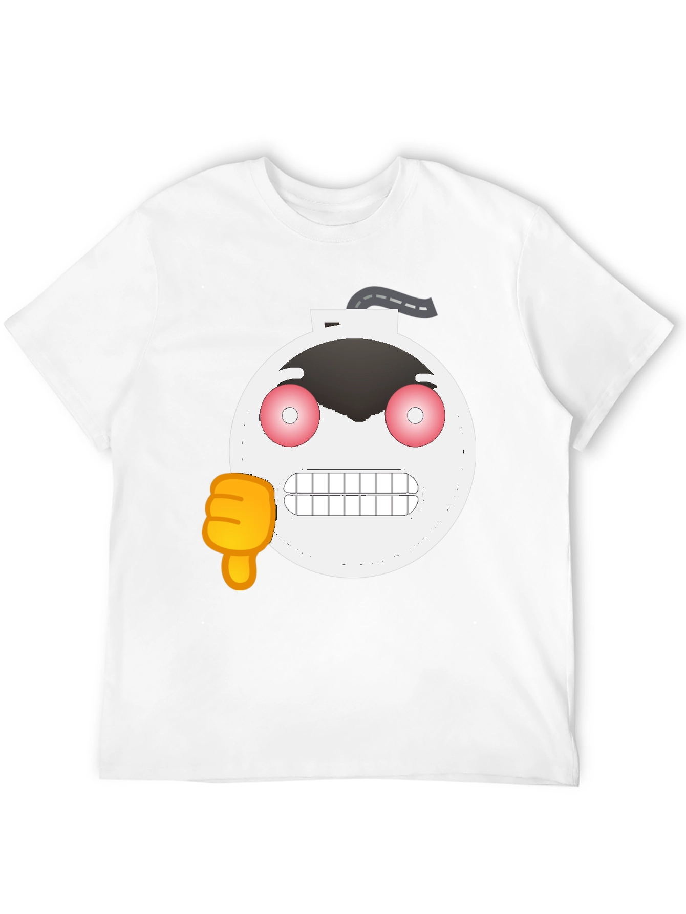 Bomb Emoji T-Shirt - Thumbs Down