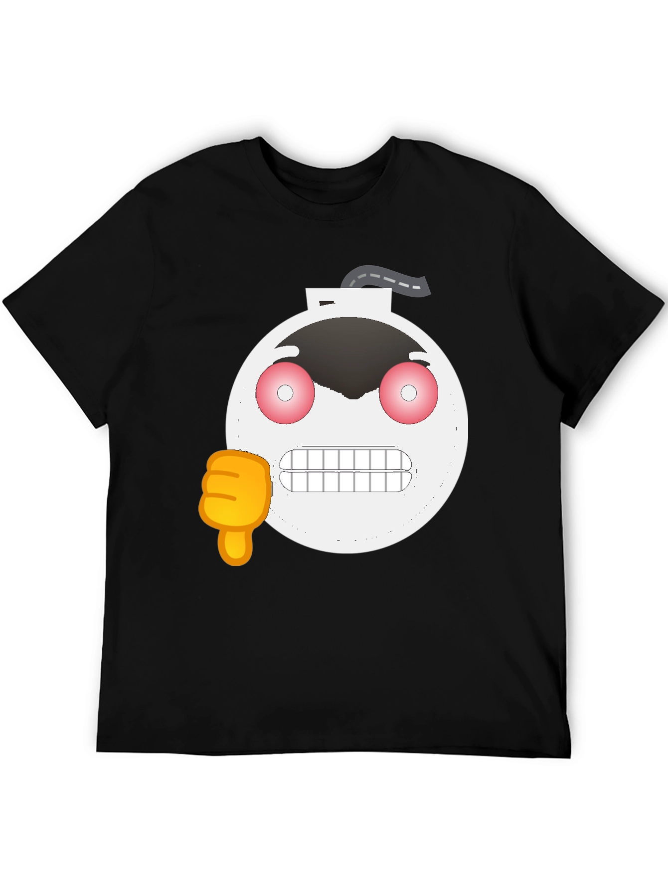 Bomb Emoji T-Shirt - Thumbs Down