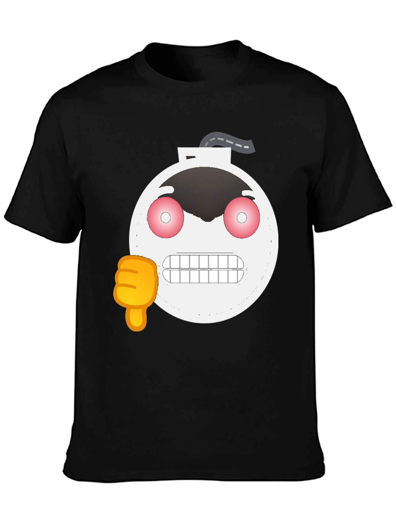 Bomb Emoji T-Shirt - Thumbs Down