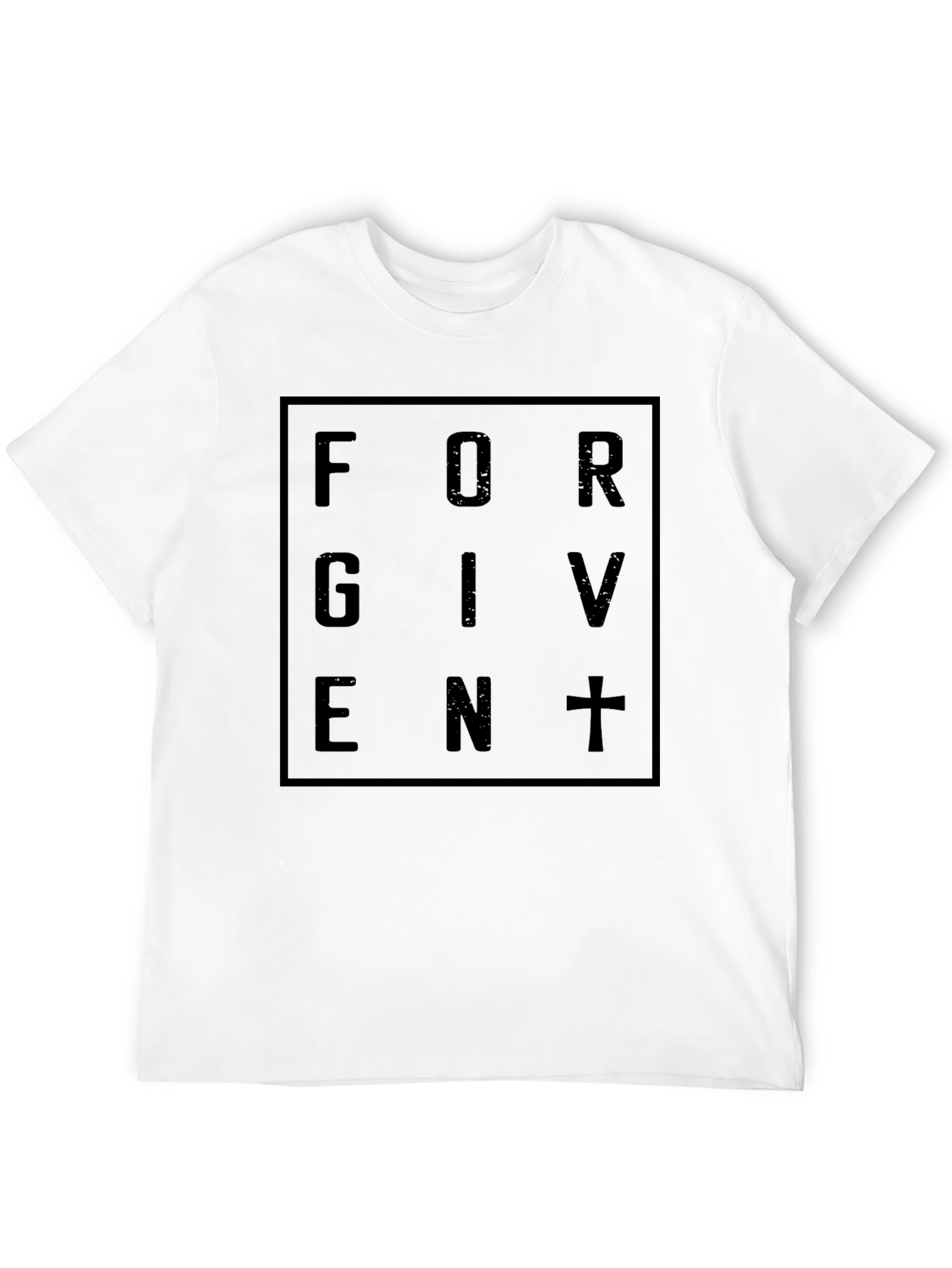Forgiven Graphic Tee - Black Christian T-Shirt