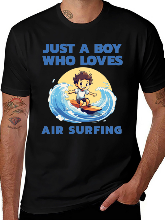 Boy Who Loves Air Surfing T-Shirt