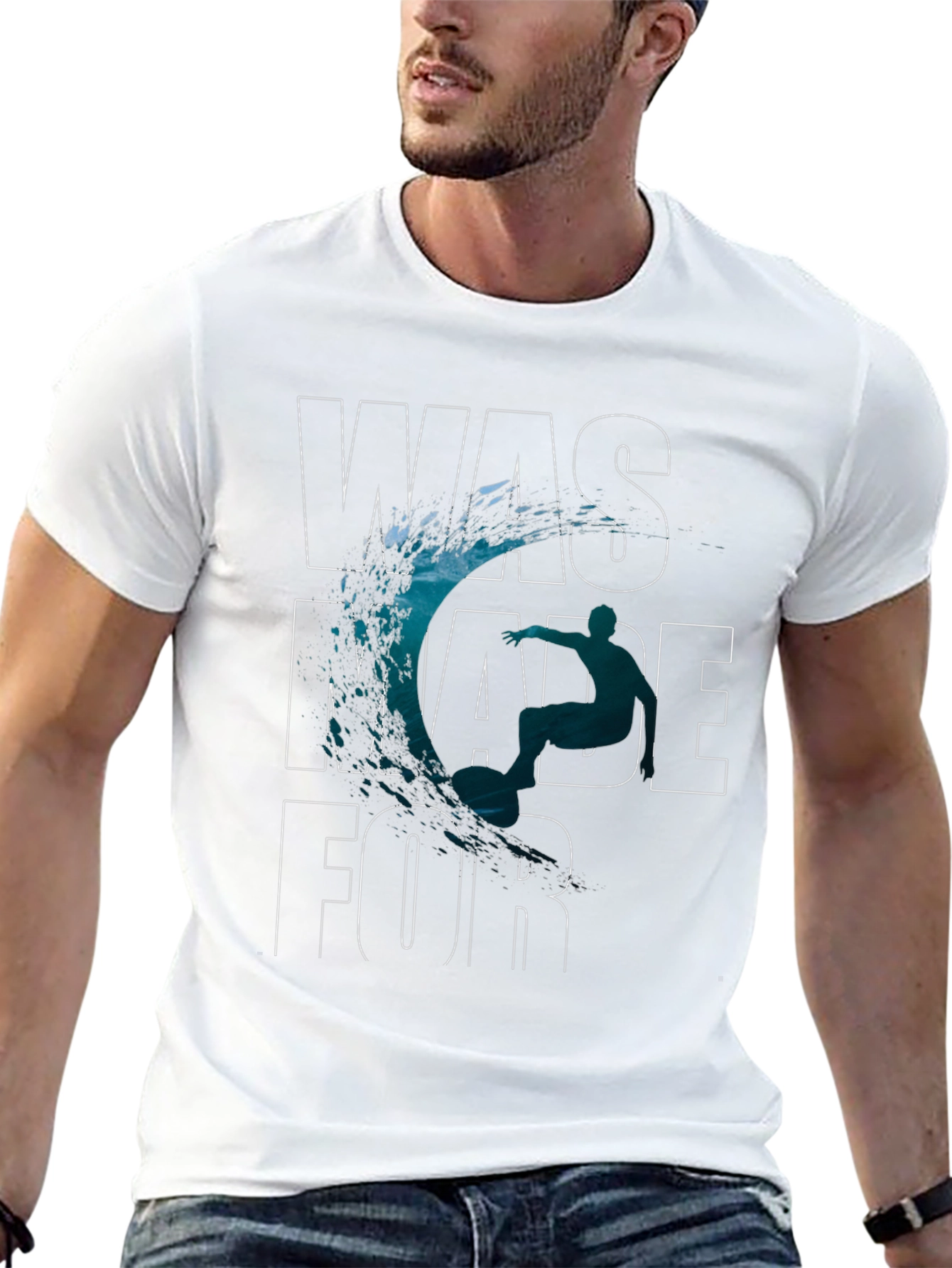 Surfing T-Shirt - Was Made For Waves!