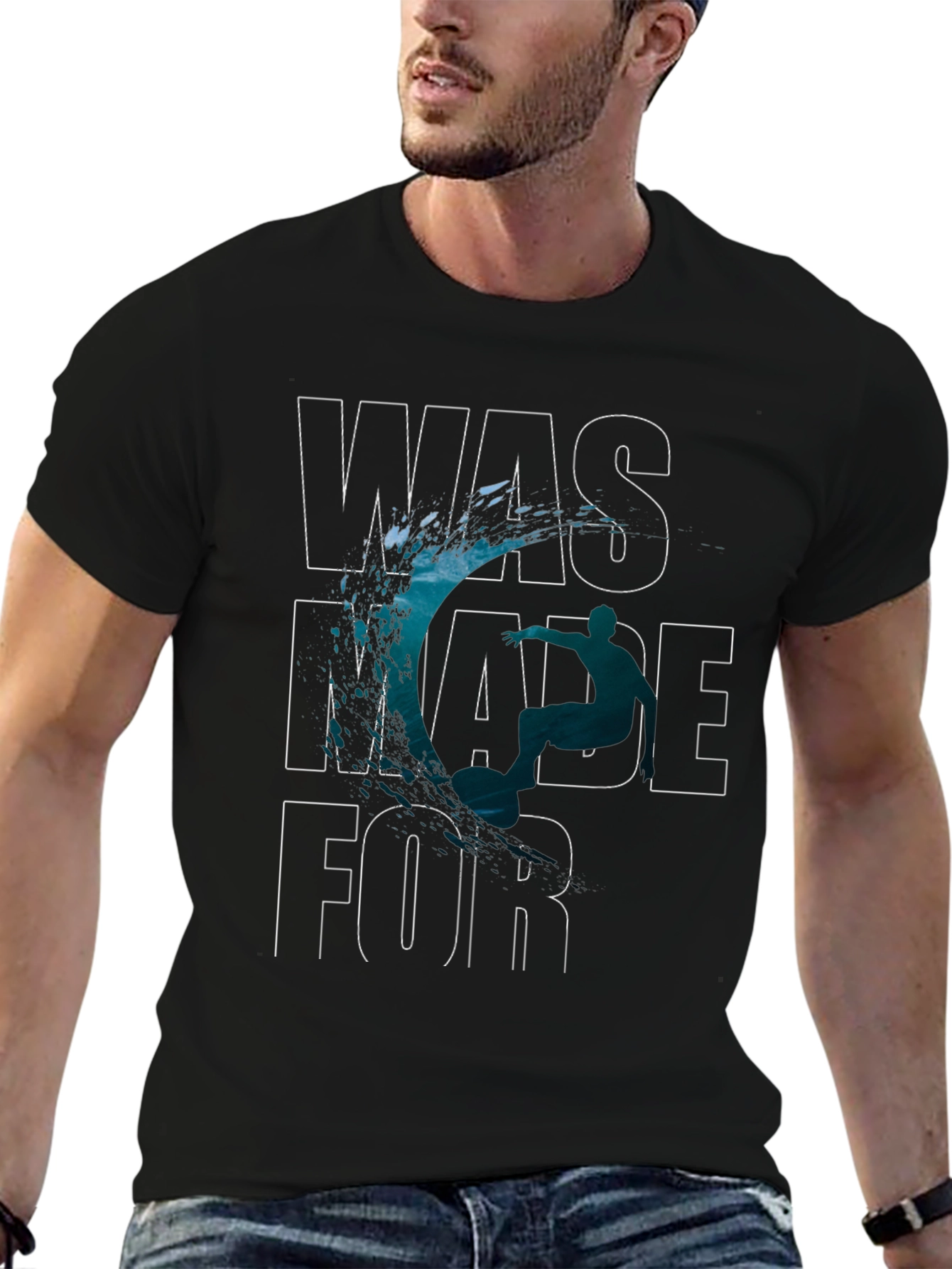 Surfing T-Shirt - Was Made For Waves!