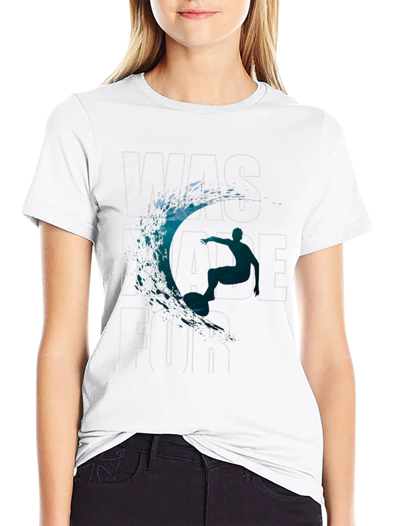 Surfing T-Shirt - Was Made For Waves!