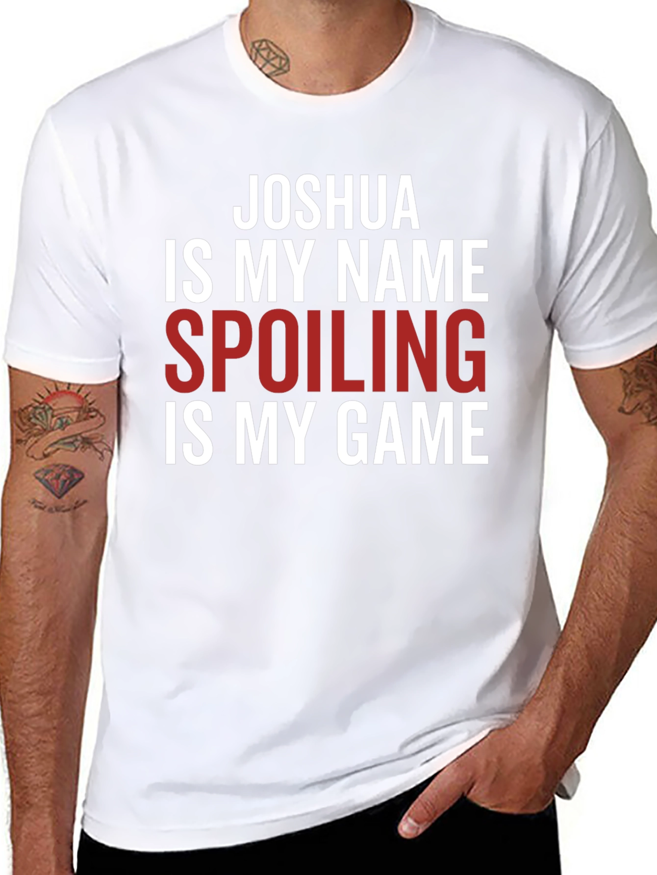 Joshua Spoiling is My Game Graphic Tee