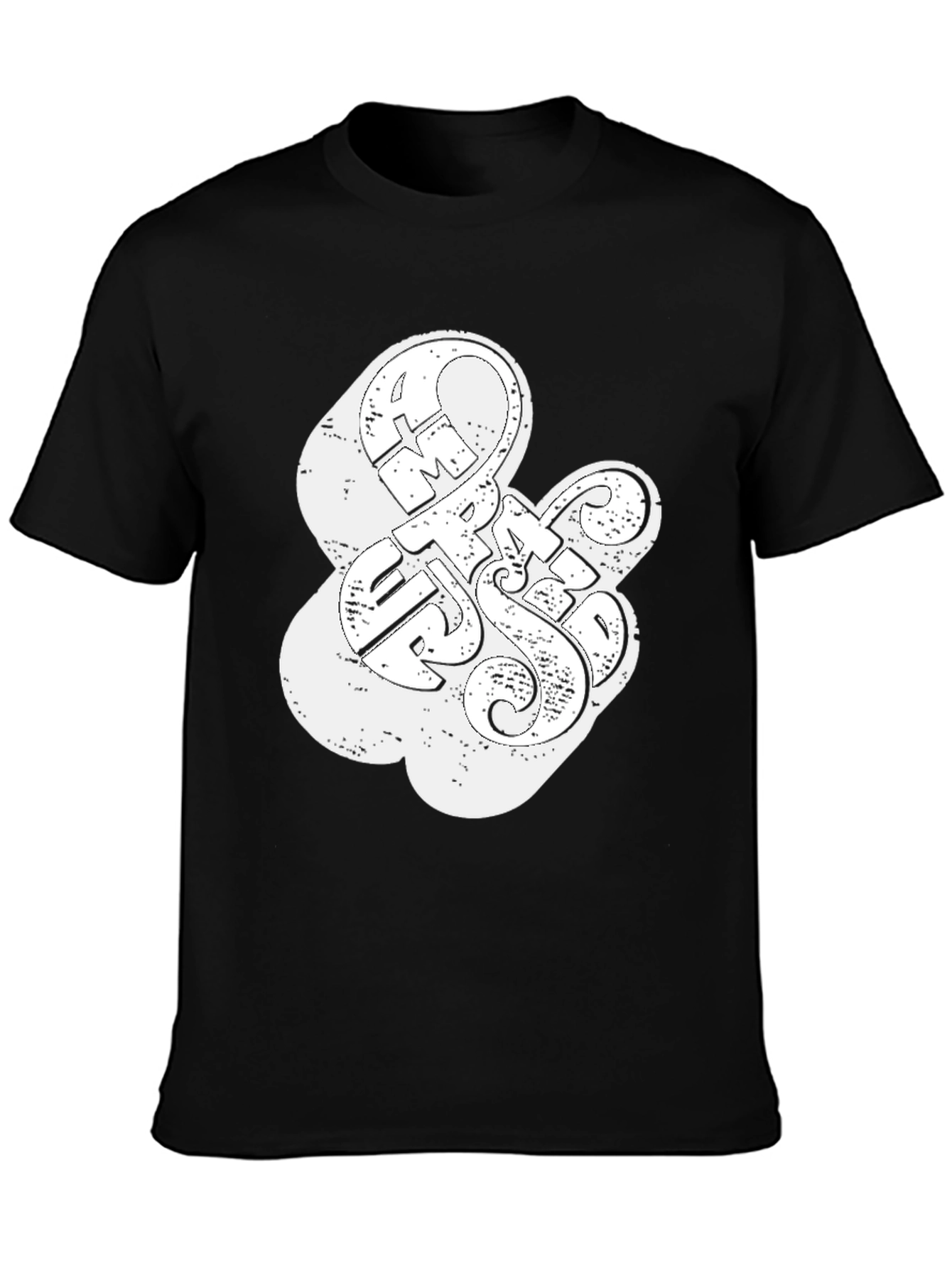 Retro Graphic Print Crew Neck T-Shirt