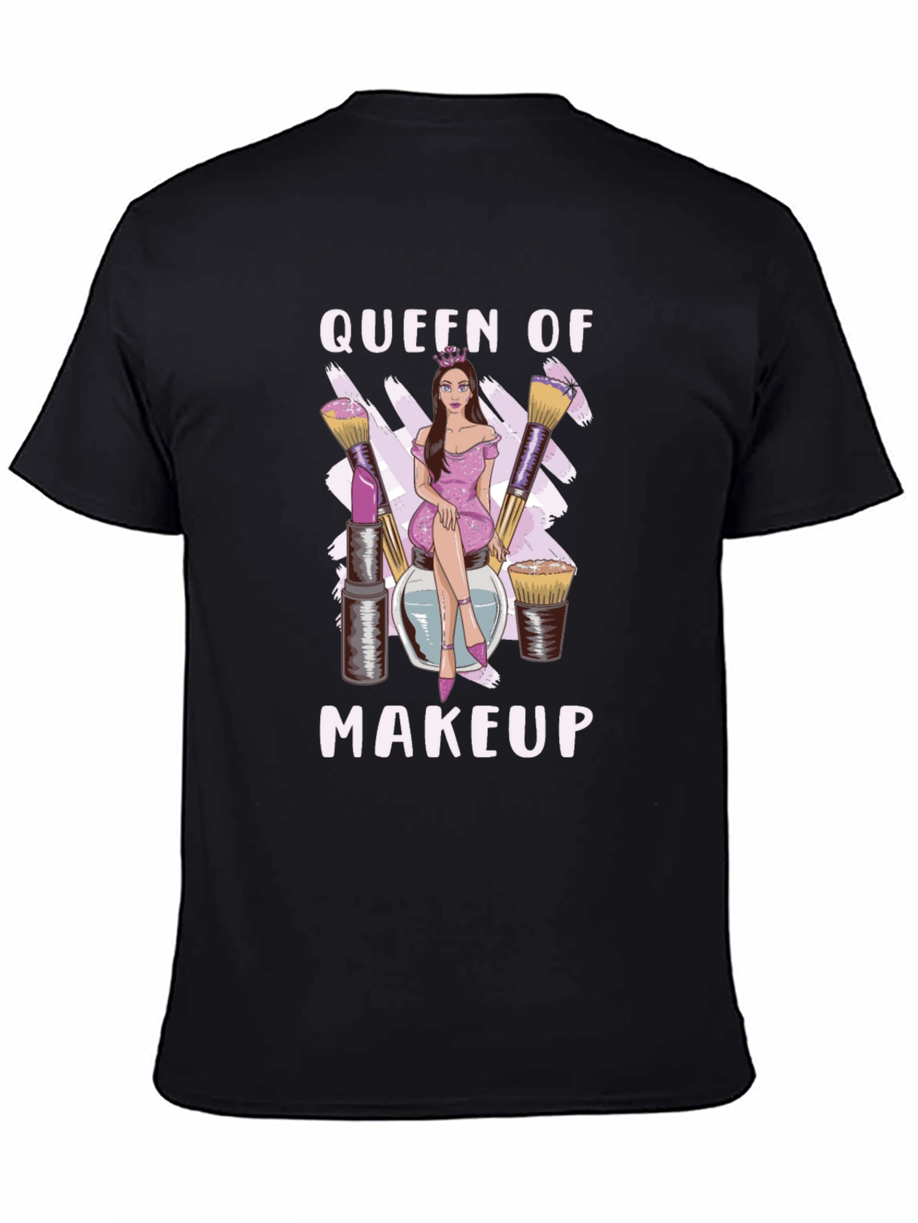 Queen of Makeup Black T-Shirt