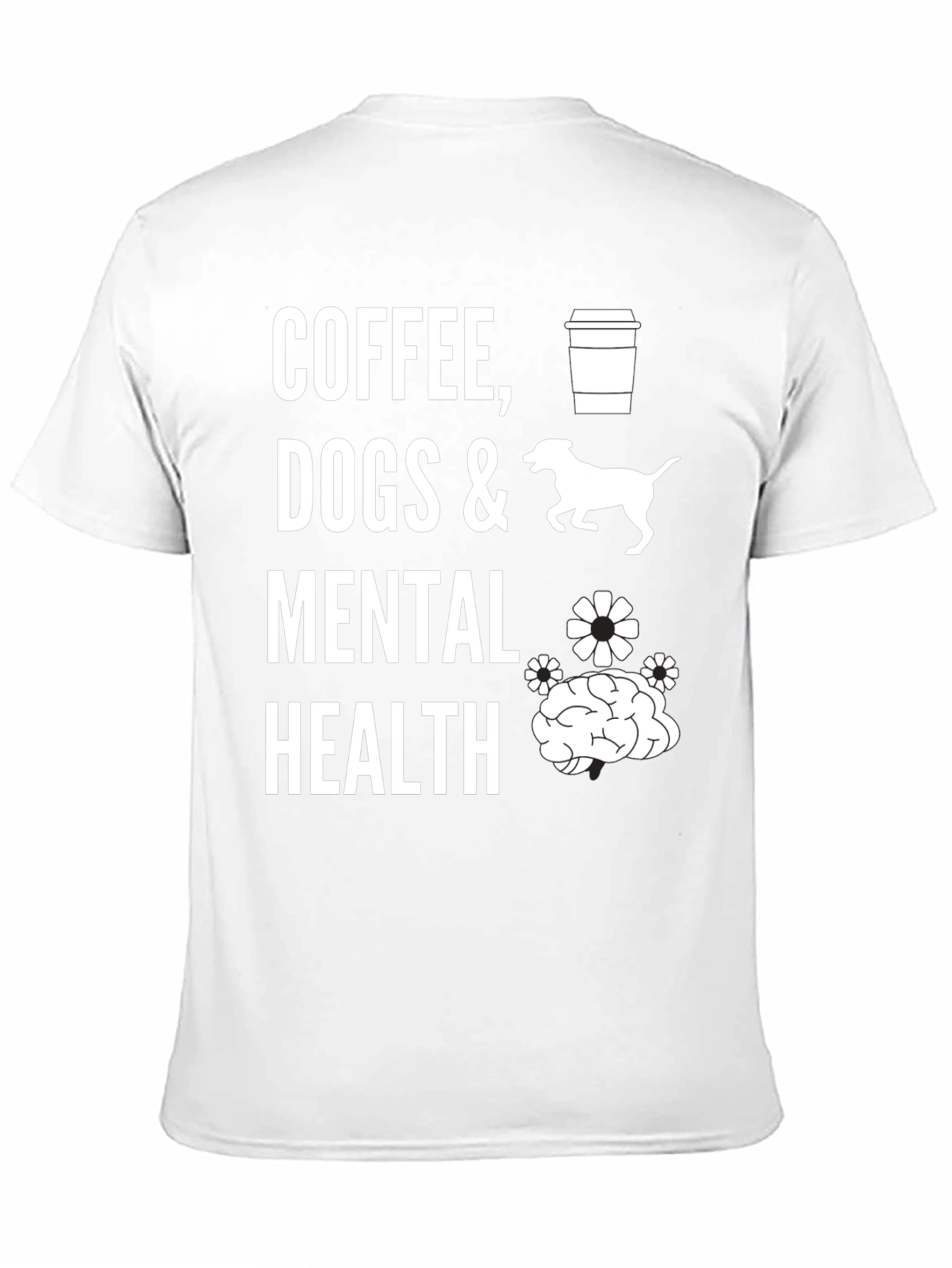 Coffee Dogs & Mental Health Graphic Tee
