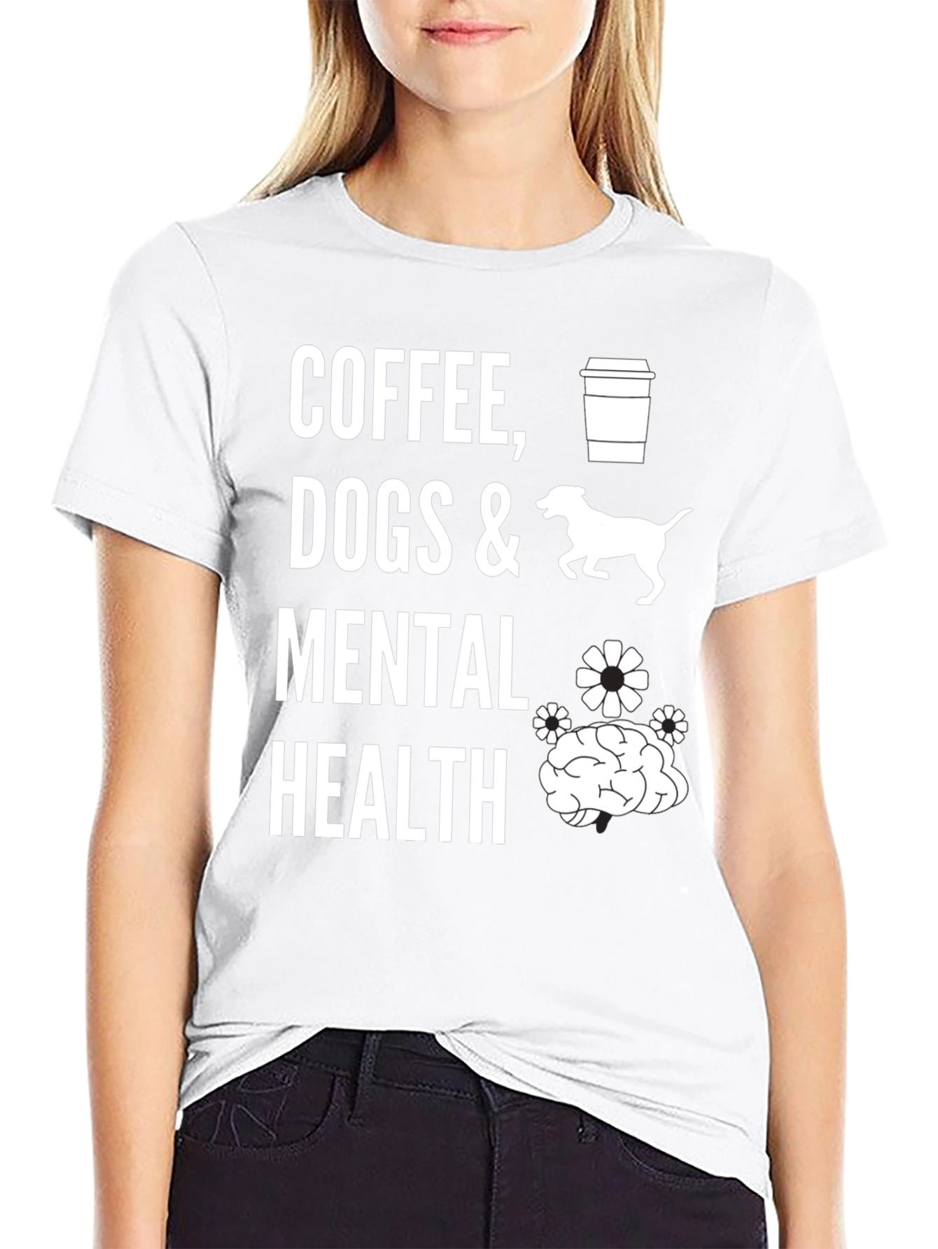 Coffee Dogs & Mental Health Graphic Tee