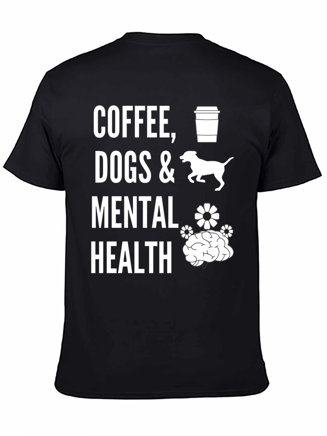 Coffee Dogs & Mental Health Graphic Tee