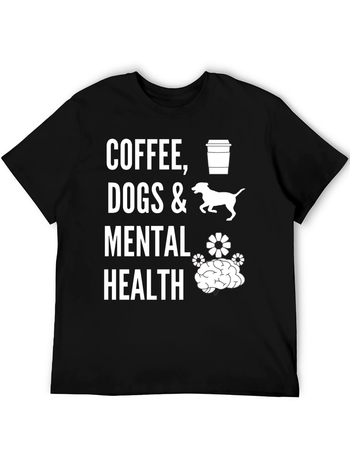Coffee Dogs & Mental Health Graphic Tee