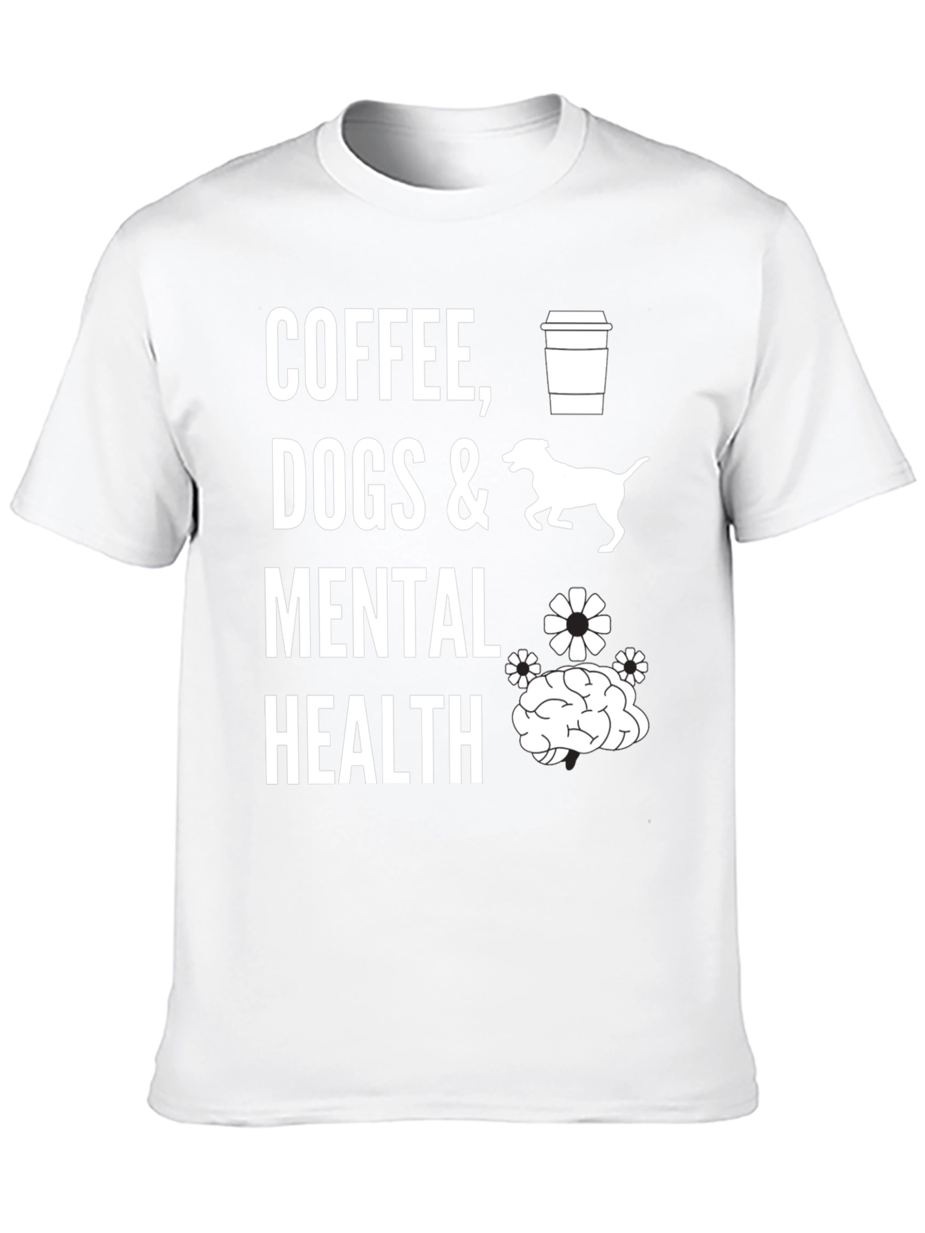 Coffee Dogs & Mental Health Graphic Tee