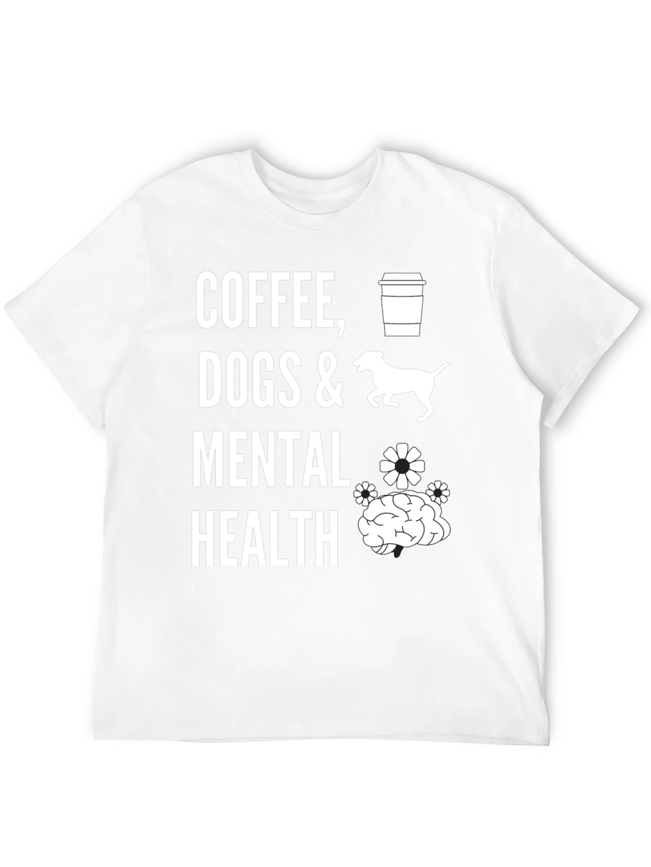 Coffee Dogs & Mental Health Graphic Tee